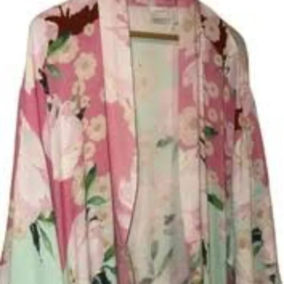 13 - NWT SAACHI BLOSSOM BREEZE FLORAL PRINT KAFTAN - Picture 3 of 5